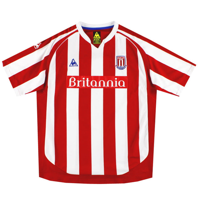 2009-10 Stoke Le Coq Sportif Home Shirt L