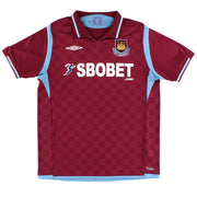 2009-10 West Ham Umbro Heimtrikot XL
