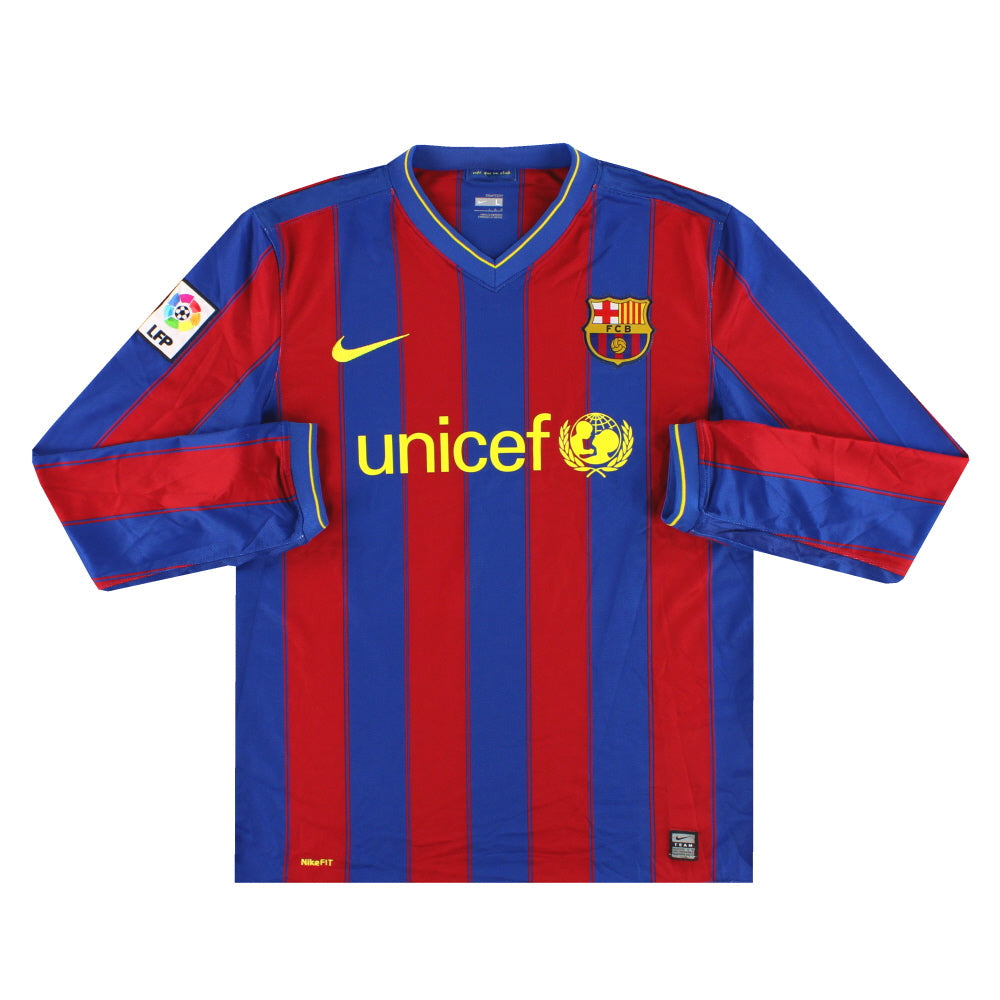2009-10 Barcelona Nike Home Shirt L/S L