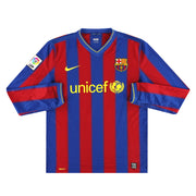2009-10 Barcelona Nike Heimtrikot L/S L
