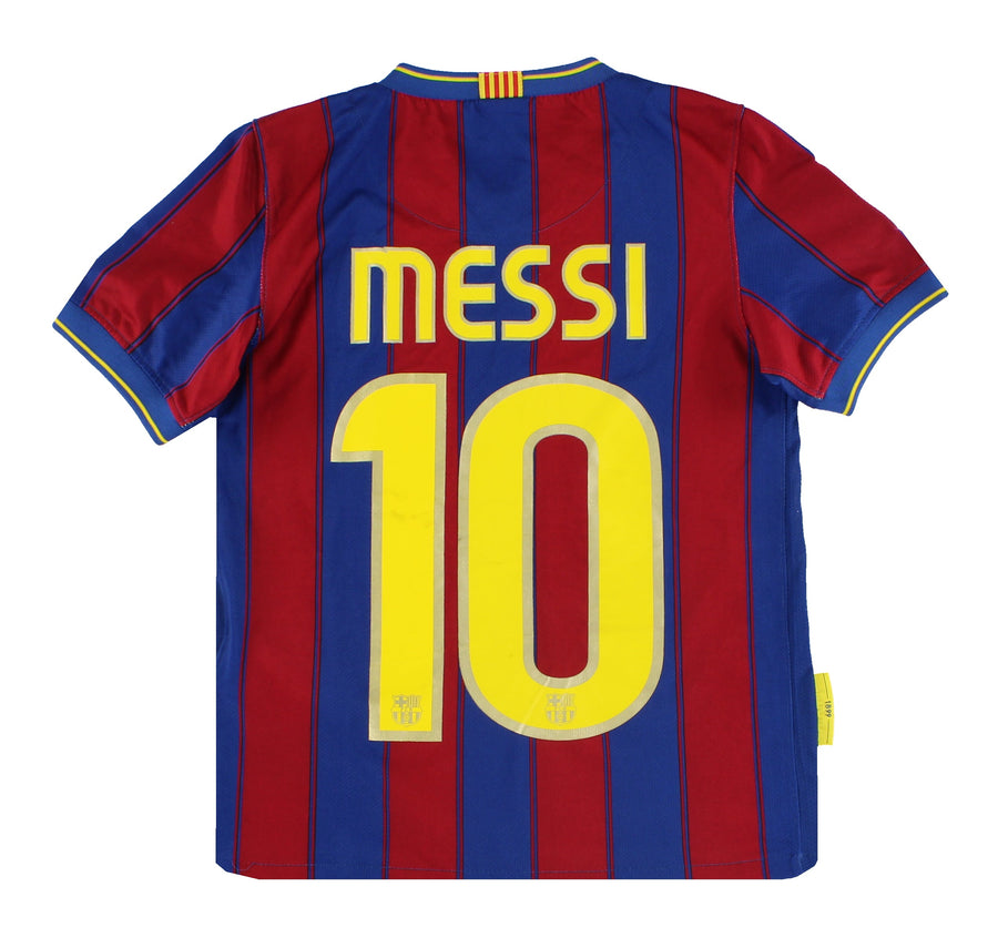 2009-10 Barcelona Nike Home Shirt Messi #10 S.Boys