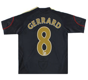 2009-10 Liverpool adidas Away Shirt Gerrard #8 XS.Boys