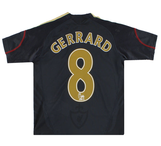 2009-10 Liverpool adidas Away Shirt Gerrard #8 XS.Boys