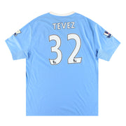2009-10 Manchester City Umbro Heimtrikot Tevez #32 XL