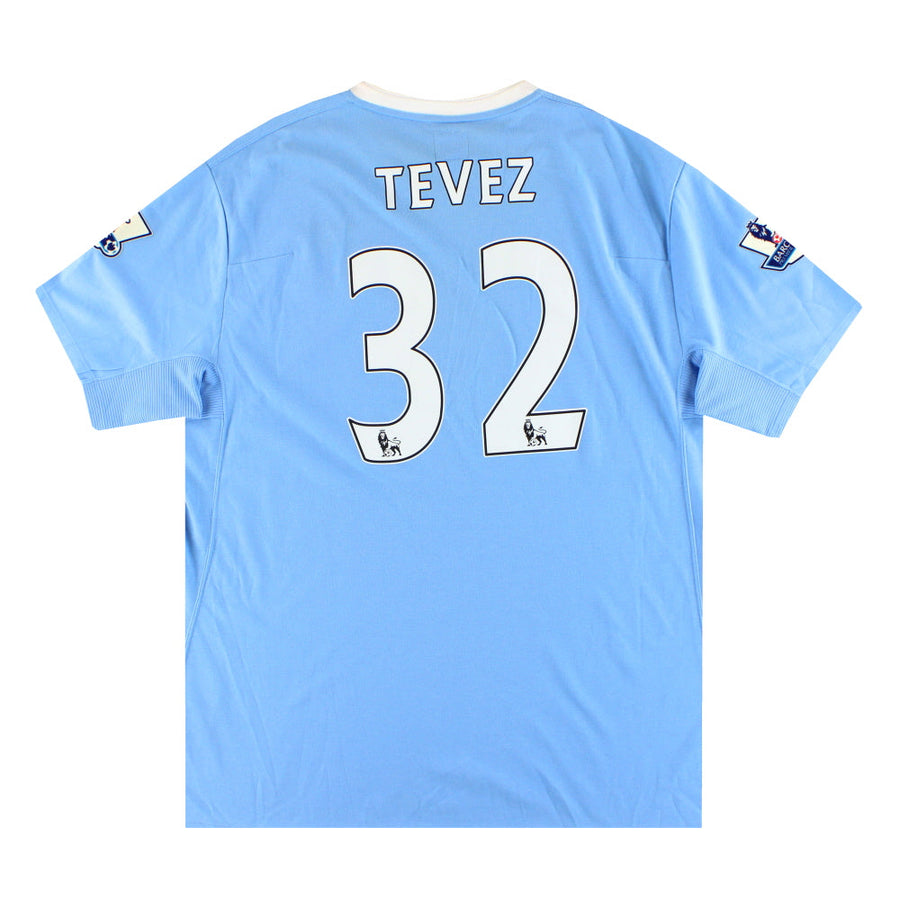 2009-10 Manchester City Umbro Heimtrikot Tevez #32 XL