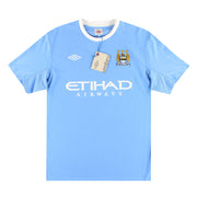 2009-10 Manchester City Umbro Heimtrikot *m. Etikett* XL