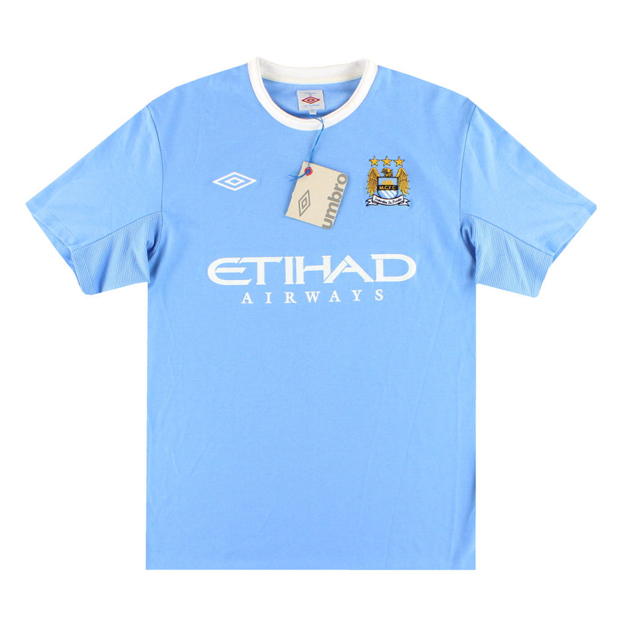 2009-10 Manchester City Umbro Heimtrikot *m. Etikett* XL