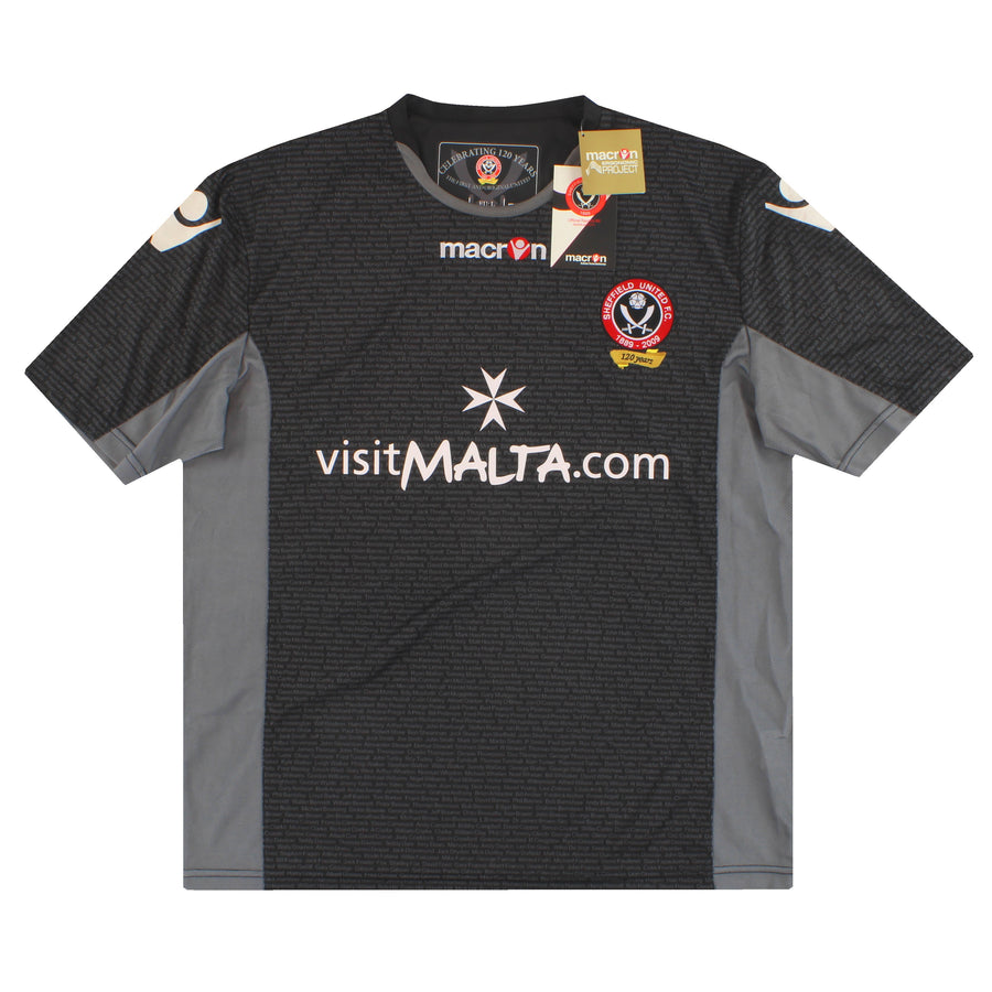 2009-10 Sheffield United Macron '120 Years' Third Trikot *neu mit Etikett* M
