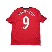 2009/10 Manchester United Berbatov #9 Heimtrikot (L) Nike