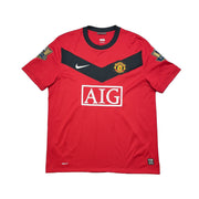 2009/10 Manchester United Scholes #18 Heimtrikot (L) Nike