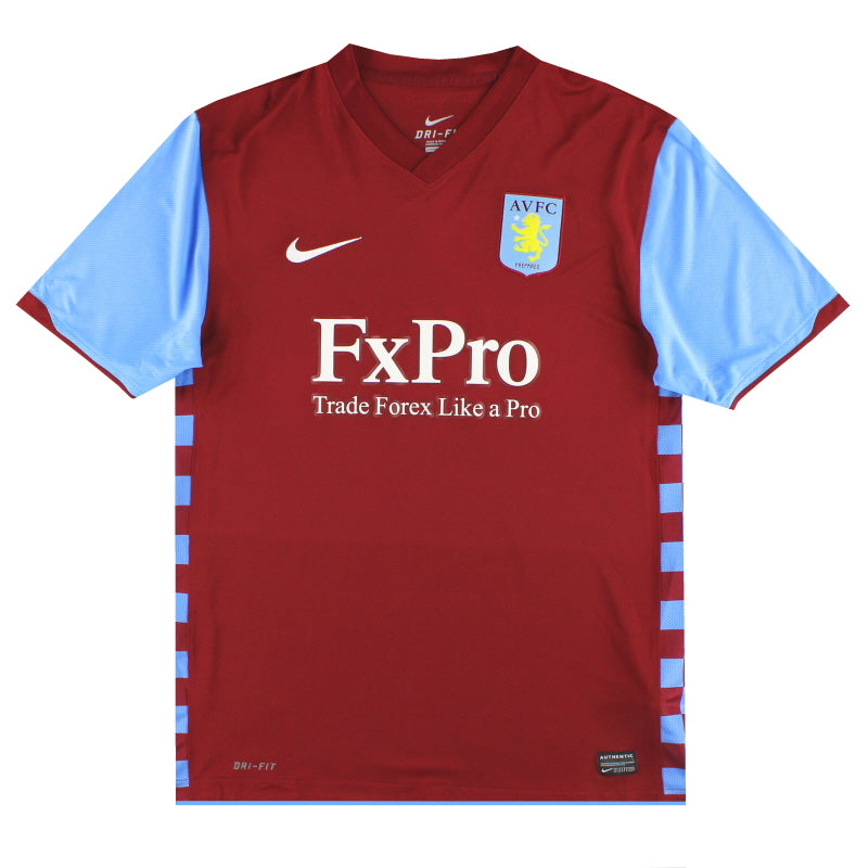 2010-11 Aston Villa Nike Home Shirt L