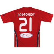 2010-11 Atromitos Yeroskipou Match Issued Heimtrikot #21 L