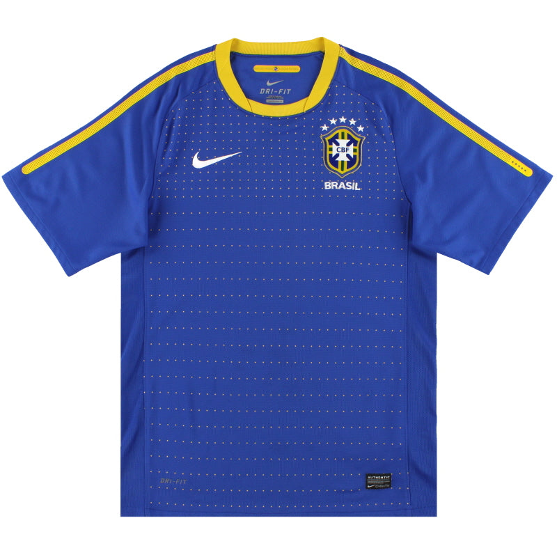 2010-11 Brasilien Nike Auswärtstrikot S