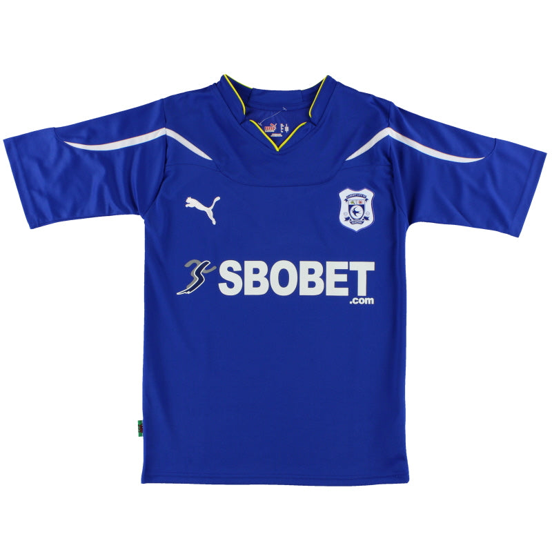 2010-11 Cardiff City Puma Heimtrikot S