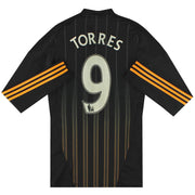 2010-11 Chelsea TechFit Heimtrikot Langarm Torres #9 M