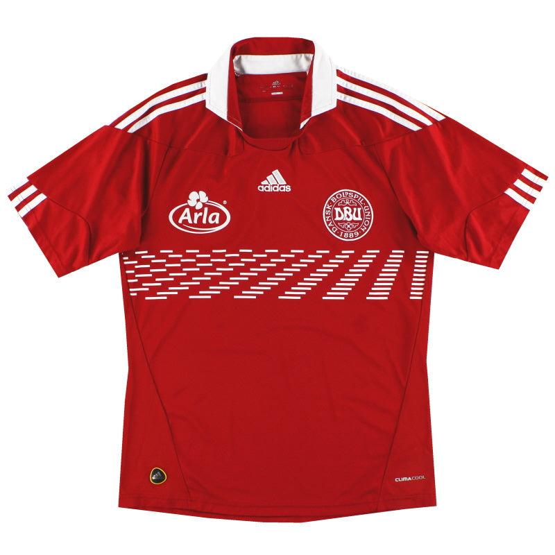 2010-11 Dänemark adidas Heimtrikot S