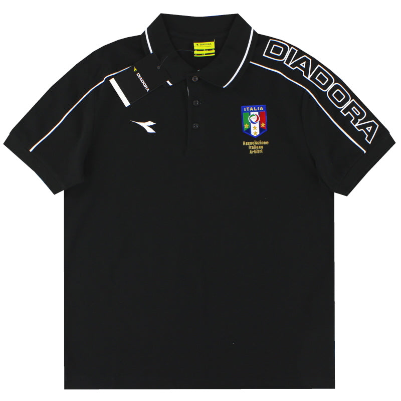 2010-11 Diadora Polo-Shirt des italienischen Schiedsrichterverbandes *NEU IN OVP* S