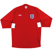 2010-11 England Umbro Auswärtstrikot L/S M