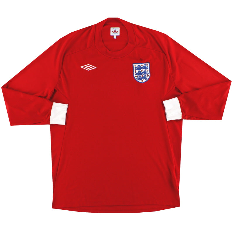 2010-11 England Umbro Auswärtstrikot L/S M