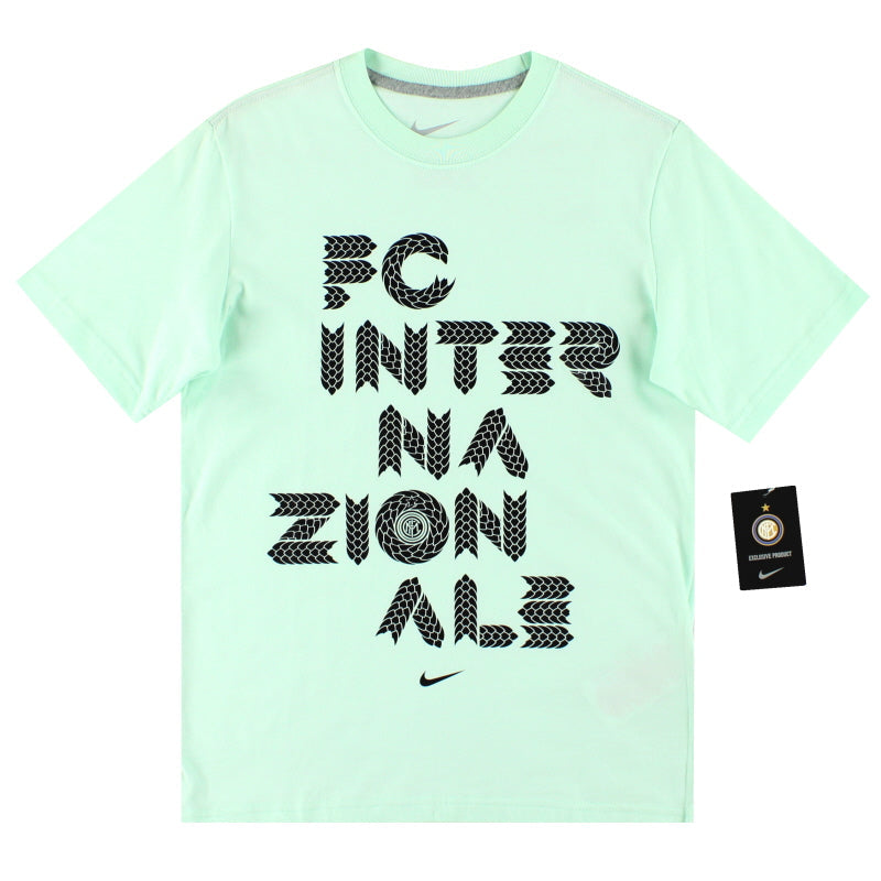 2010-11 Inter Mailand Nike Grafik T-Shirt *Neu mit Etikett* XS.Jungen