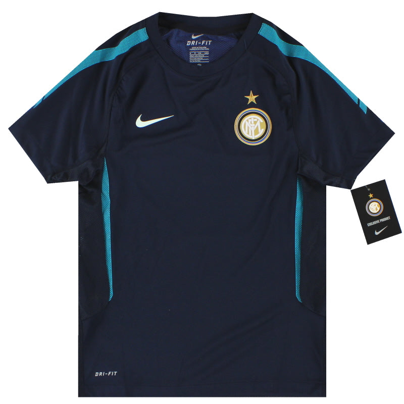 2010-11 Inter Mailand Nike Trainingsshirt *mit Etikett* S.Boys