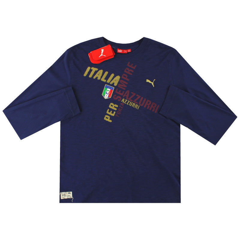 2010-11 Italien Puma Graphic Tee L/S *BNIB* L