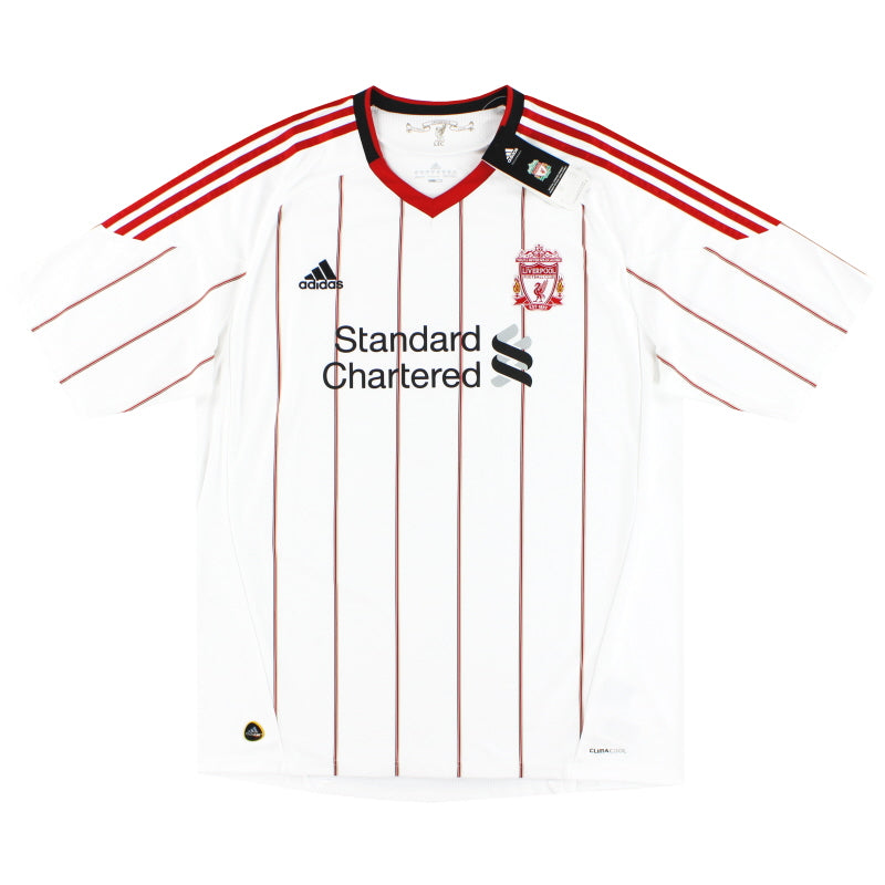 2010-11 Liverpool Adidas Auswärtstrikot *m/Etiketten* S