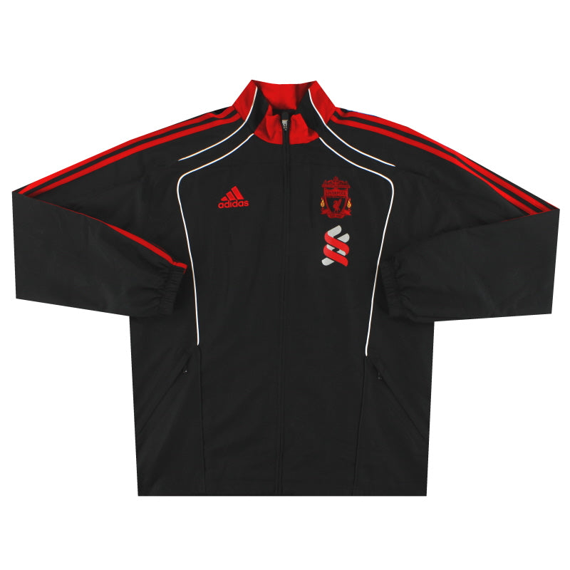 2010-11 Liverpool adidas Präsentations-Trainingsjacke S