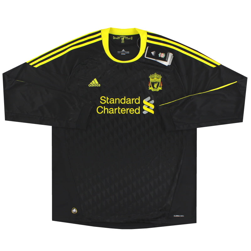 2010-11 Liverpool adidas Auswärtstrikot L/S *m. Etiketten* XXXL