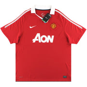 2010/11 Manchester United Nike Heimtrikot *m. Etikett* XXL