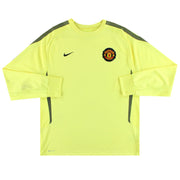 2010-11 Manchester United Nike Trainings-Sweatshirt XL