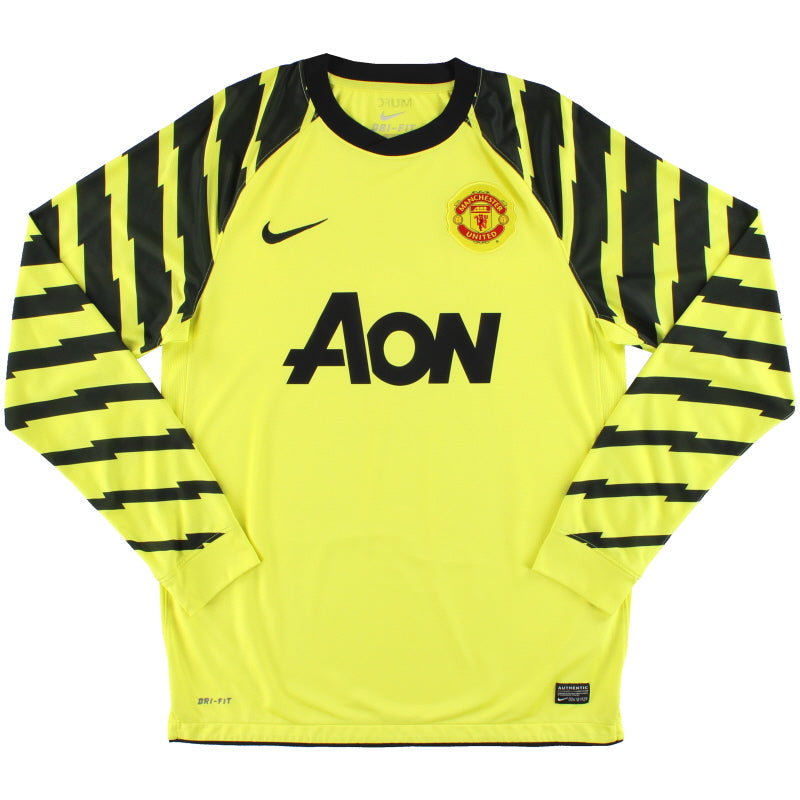 2010-11 Manchester United Nike Torwart Trikot Gr. Jungen M