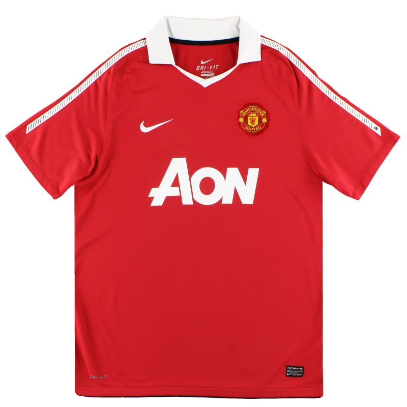 2010-11 Manchester United Nike Heimtrikot S