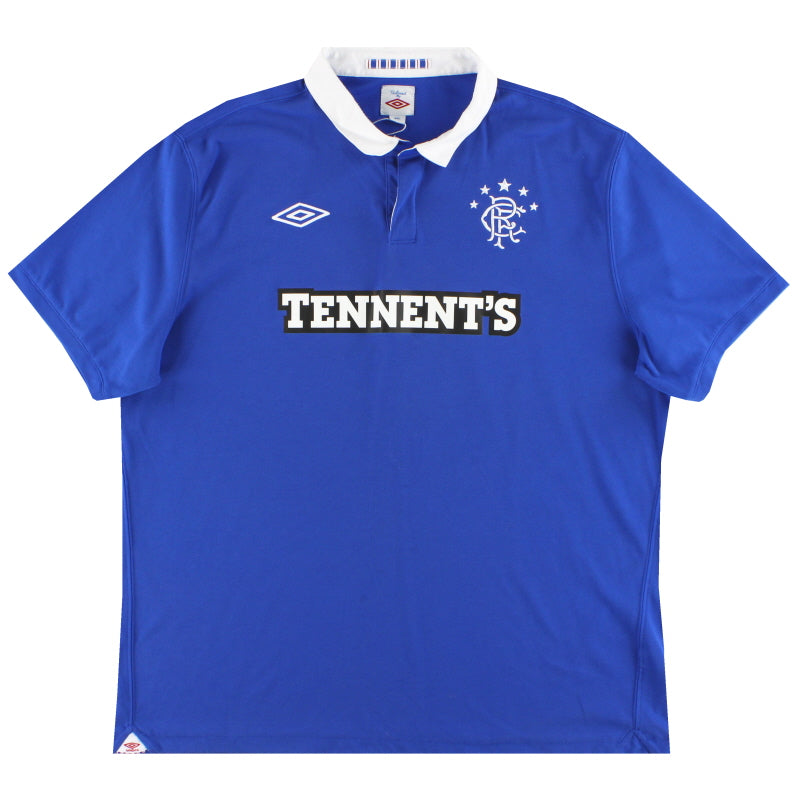2010-11 Rangers Umbro Heimtrikot XL