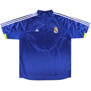 2010-11 Real Madrid adidas 1/4 Zip Trainingsshirt XXL