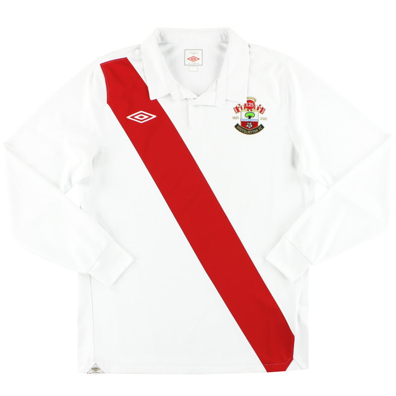 2010-11 Southampton Umbro „125 Years“ Heimtrikot L/S *Neuwertig* XL