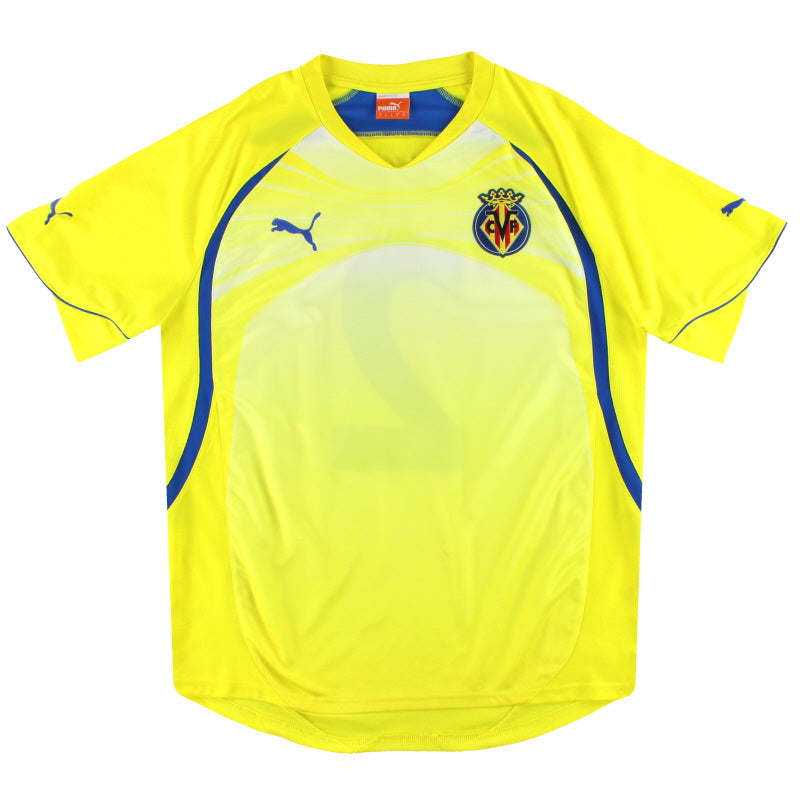 2010-11 Villarreal Puma Spielerversion Trainingsshirt #2 L