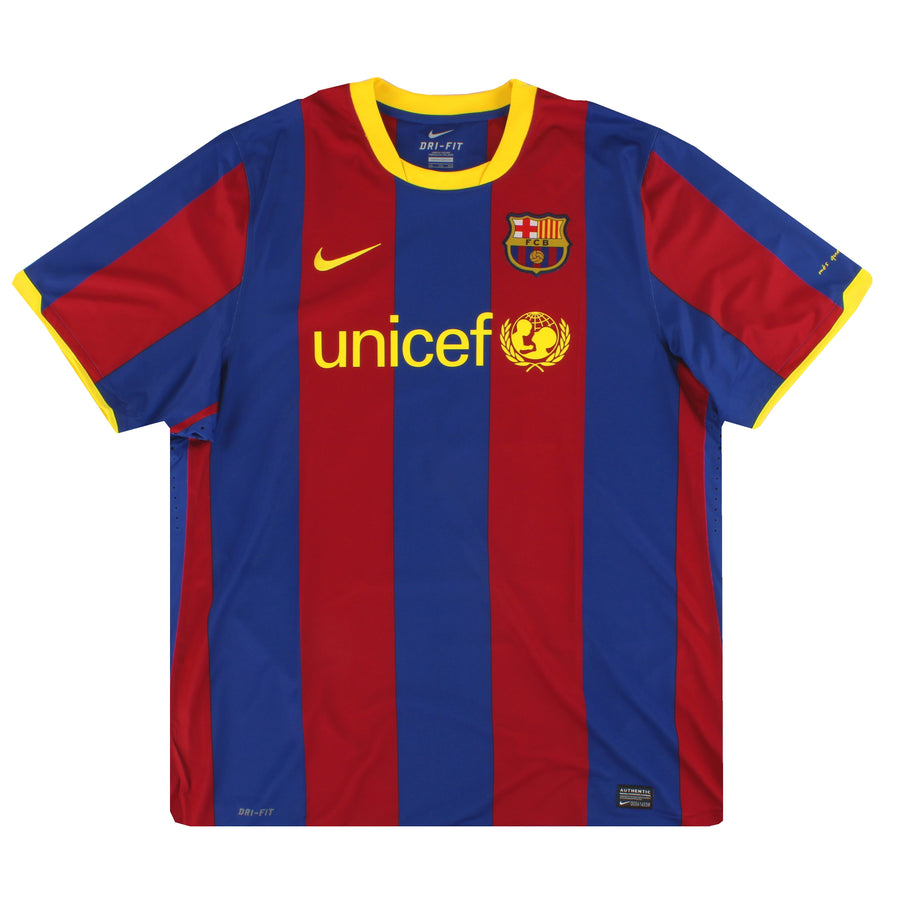 2010-11 Barcelona Nike Player Issue Heimtrikot *m. Etiketten* XXL