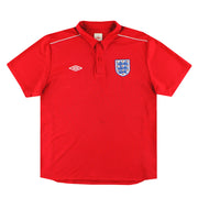 2010-11 England Umbro Poloshirt XXL