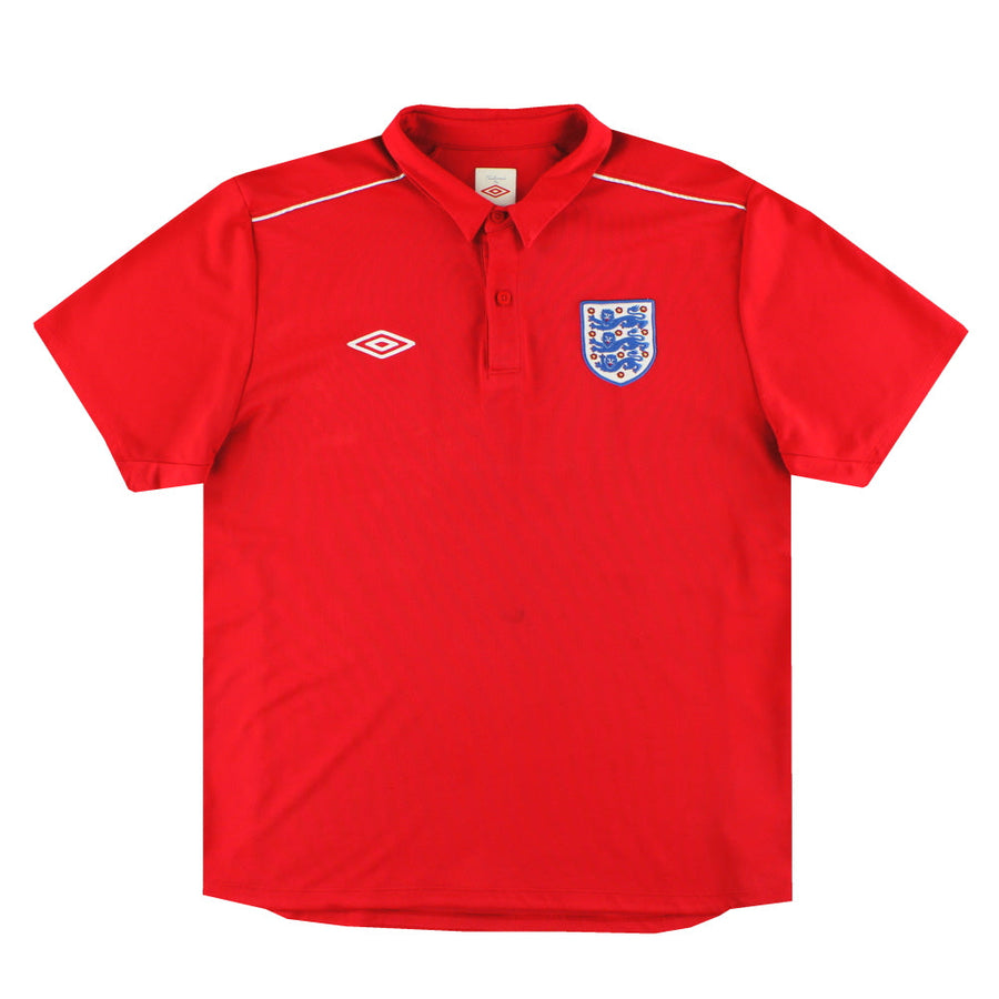 2010-11 England Umbro Poloshirt XXL