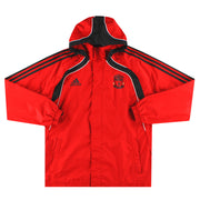 2010-11 Liverpool adidas Kapuzen Regenjacke L