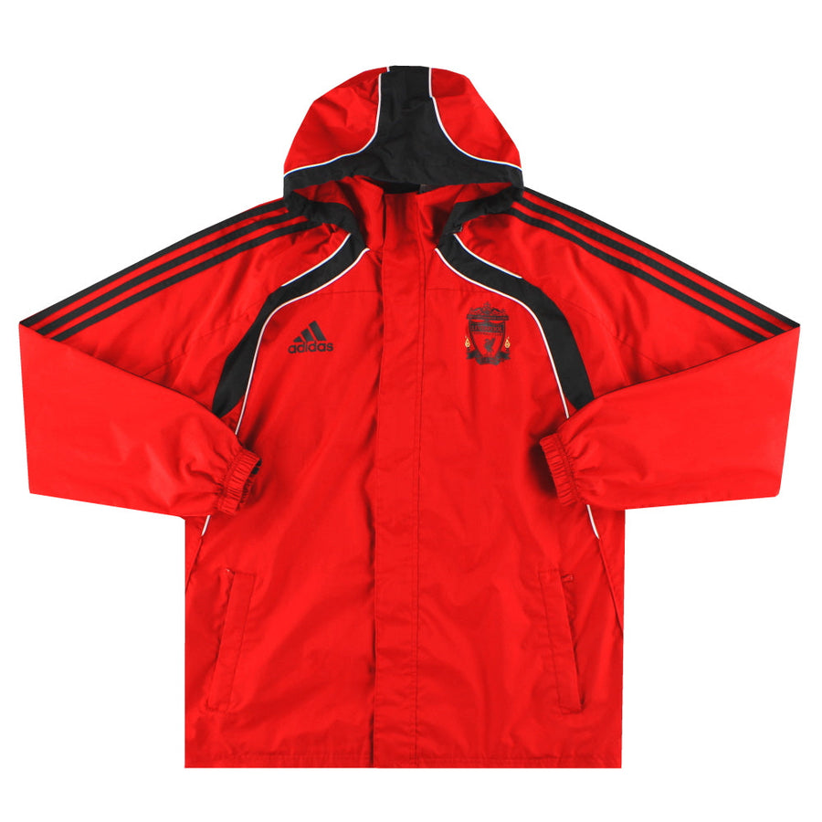 2010-11 Liverpool adidas Kapuzen Regenjacke L