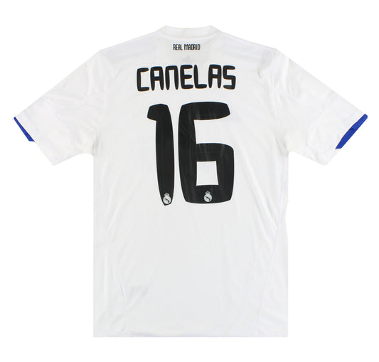 2010-11 Real Madrid adidas Home Shirt Canelas #16 M