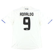 2010-11 Real Madrid adidas Heimtrikot Ronaldo #9 XL