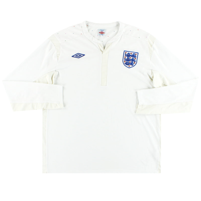2010-12 England Umbro Heimtrikot L/S M