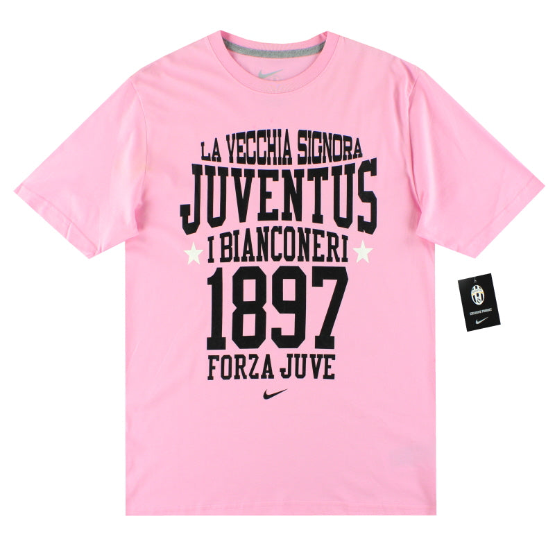 2010-12 Juventus Nike Grafik-T-Shirt *NEU MIT ETIKETT* XS