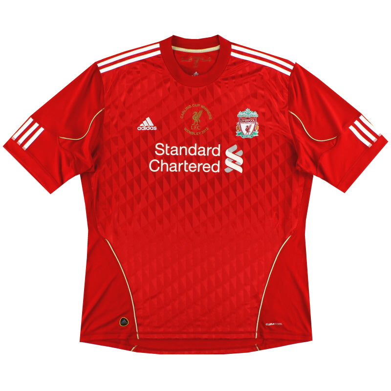 2010-12 Liverpool adidas 'Carling Cup Sieger' Heimtrikot XXL