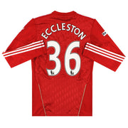 2010-12 Liverpool Techfit Player Issue Heimtrikot Eccleston #36 *Neuwertig* L/S L