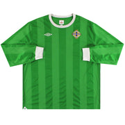 2010-12 Nordirland Umbro Heimtrikot L/S *Neuwertig* XXL