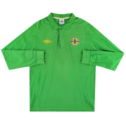 2010-12 Nordirland Umbro Poloshirt L/S L